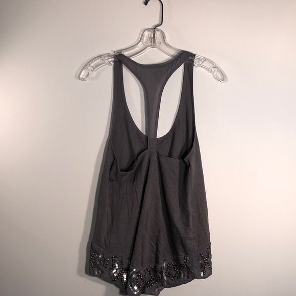 NWOT Ecote Beaded Racer Back Tank - Picture 2 of 5